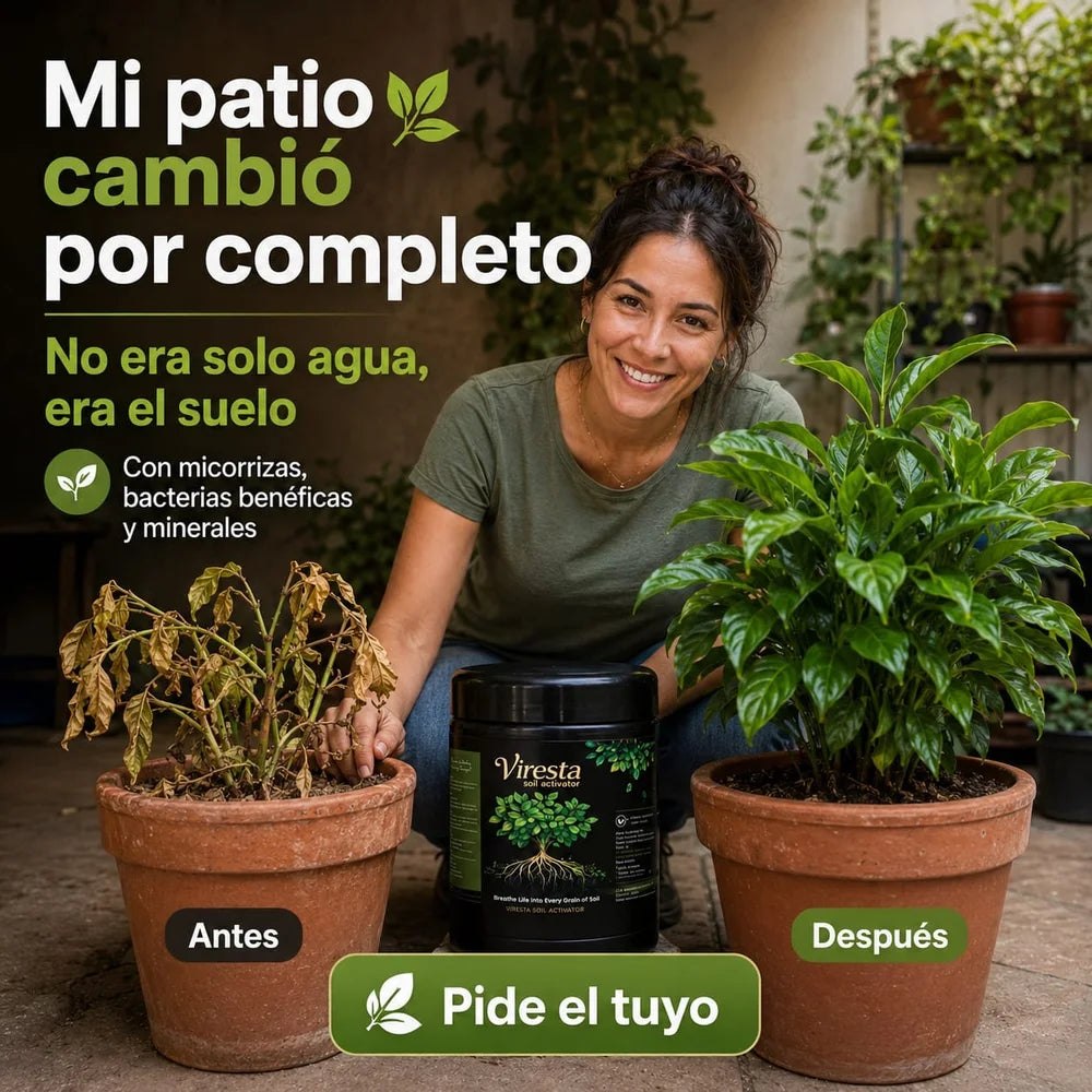 Planta revivida con Viresta